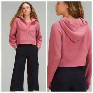 Lululemon Scuba Oversized Full Zip Hoodie Brier Rose M/L